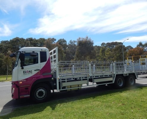 Gated tray, side steps, gates, tailgate